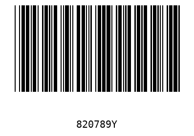 Bar code, type 39 820789