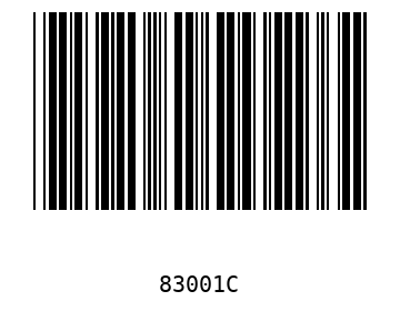 Bar code, type 39 83001