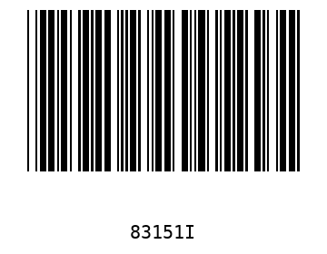 Bar code, type 39 83151