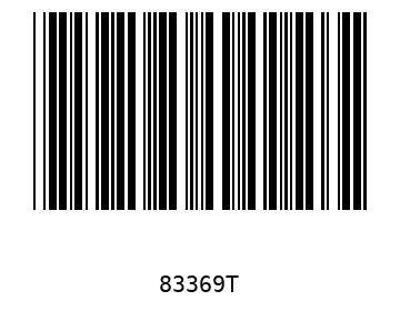 Bar code, type 39 83369