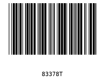 Bar code, type 39 83378