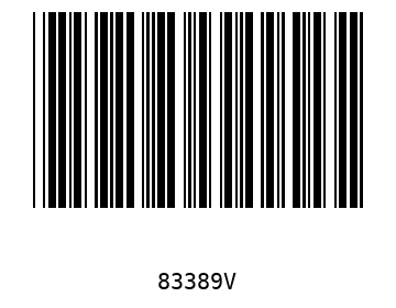 Bar code, type 39 83389