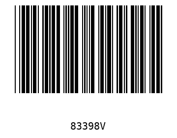 Bar code, type 39 83398