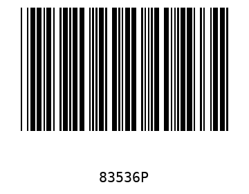 Bar code, type 39 83536