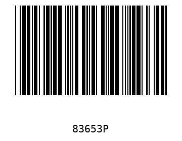 Bar code, type 39 83653