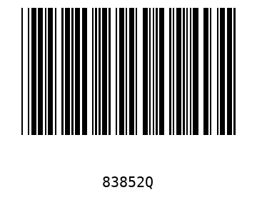 Bar code, type 39 83852