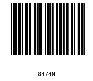 Bar code, type 39 8474