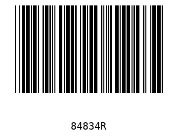 Bar code, type 39 84834