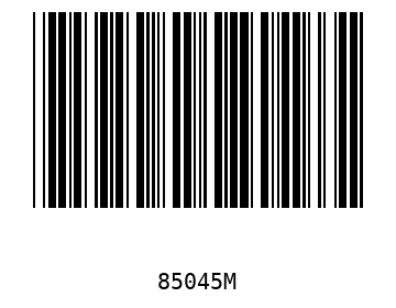 Bar code, type 39 85045