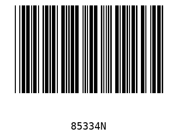 Bar code, type 39 85334
