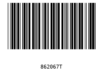 Bar code, type 39 862067