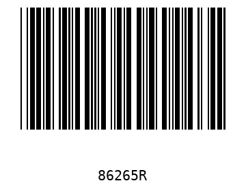 Bar code, type 39 86265