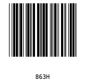 Bar code, type 39 863