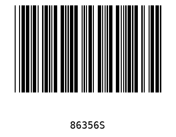 Bar code, type 39 86356
