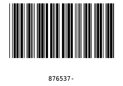 Bar code, type 39 876537