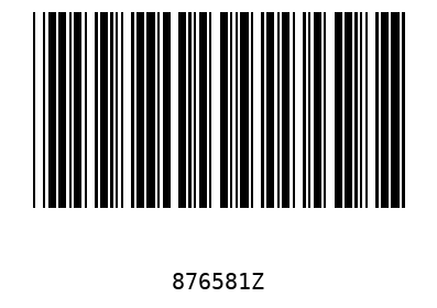 Bar code, type 39 876581