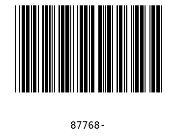 Bar code, type 39 87768