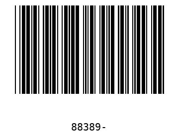 Bar code, type 39 88389