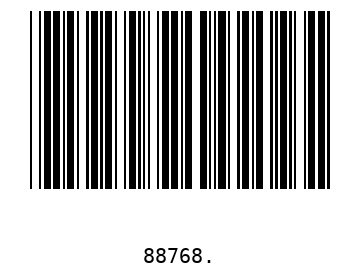 Bar code, type 39 88768