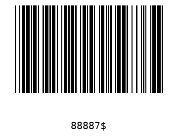 Bar code, type 39 88887