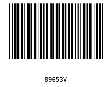 Bar code, type 39 89653