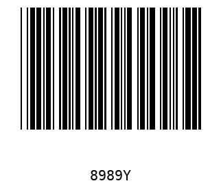Bar code, type 39 8989