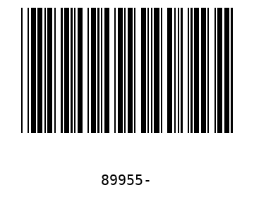Bar code, type 39 89955