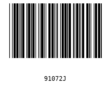 Bar code, type 39 91072