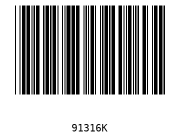 Bar code, type 39 91316
