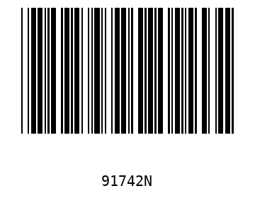 Bar code, type 39 91742