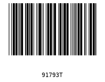 Bar code, type 39 91793