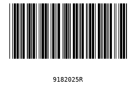 Bar code, type 39 9182025