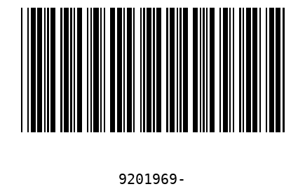 Bar code, type 39 9201969