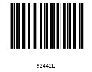 Bar code, type 39 92442