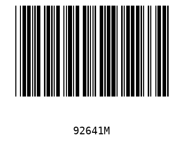Bar code, type 39 92641
