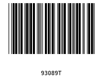 Bar code, type 39 93089