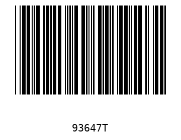 Bar code, type 39 93647