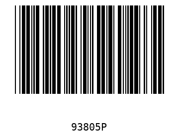Bar code, type 39 93805