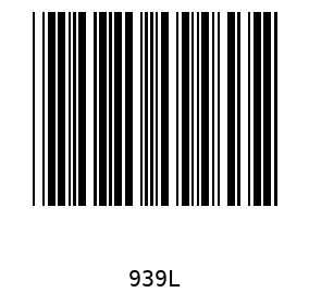 Bar code, type 39 939