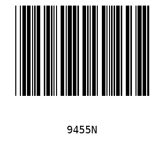 Bar code, type 39 9455