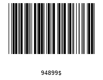 Bar code, type 39 94899