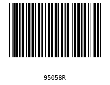 Bar code, type 39 95058