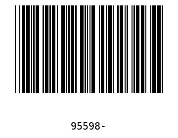 Bar code, type 39 95598