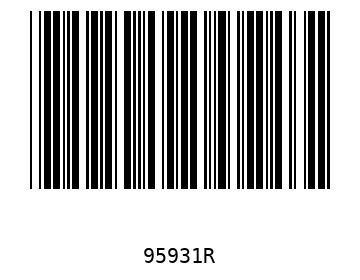Bar code, type 39 95931