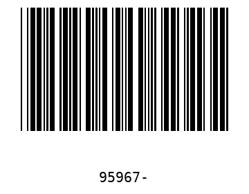 Bar code, type 39 95967