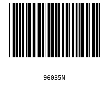 Bar code, type 39 96035