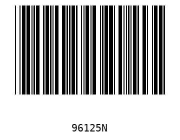 Bar code, type 39 96125