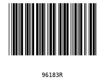 Bar code, type 39 96183