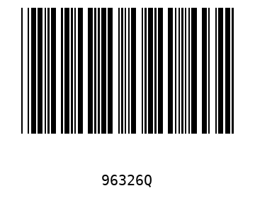 Bar code, type 39 96326