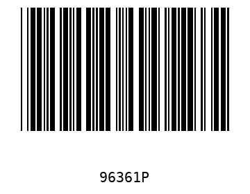Bar code, type 39 96361